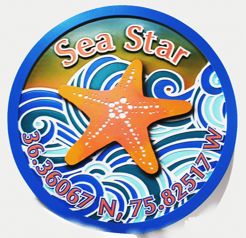 L21502 - Coastal Home "Sea Star" Sign