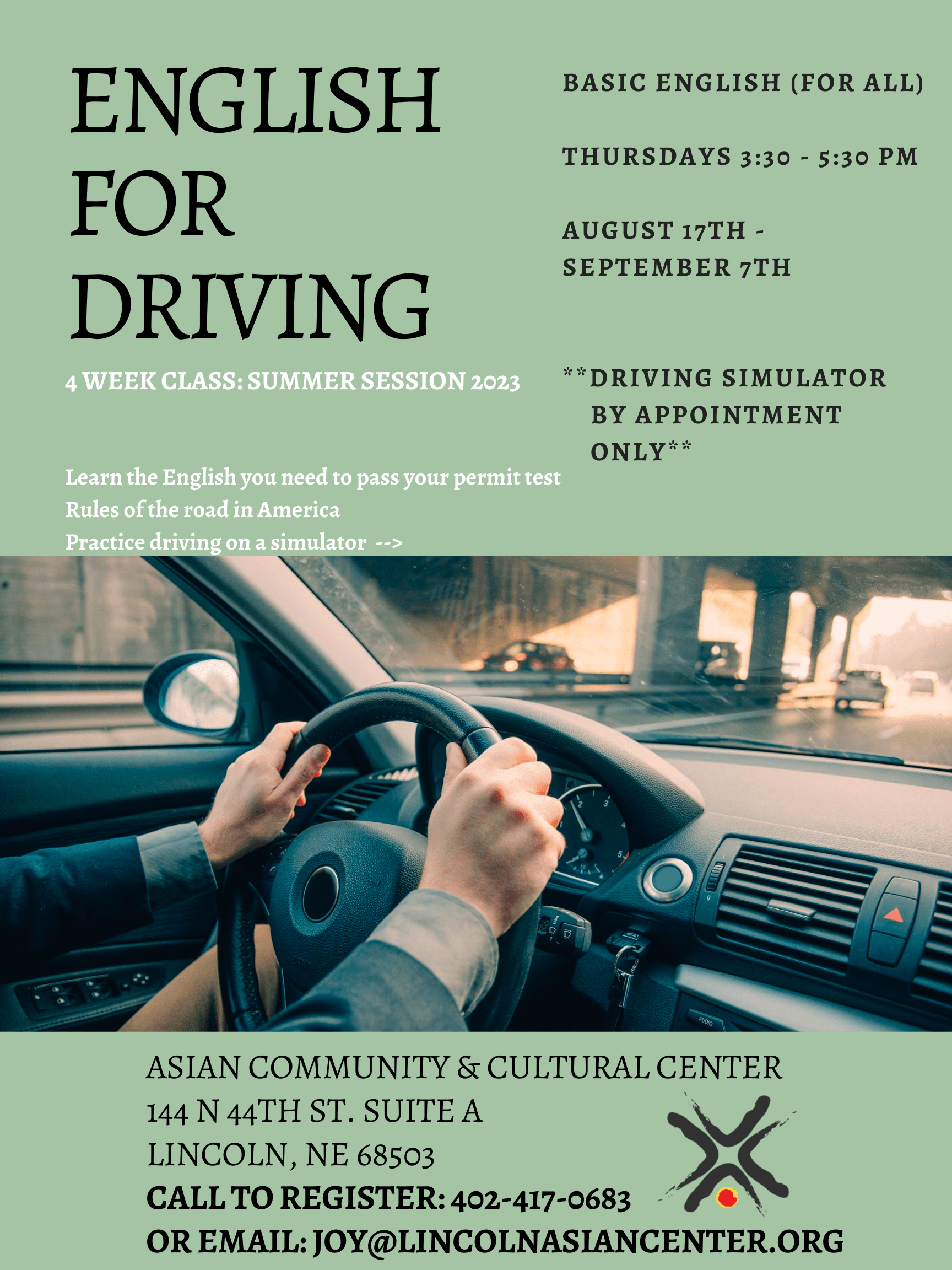 ENGLISH FOR DRIVING