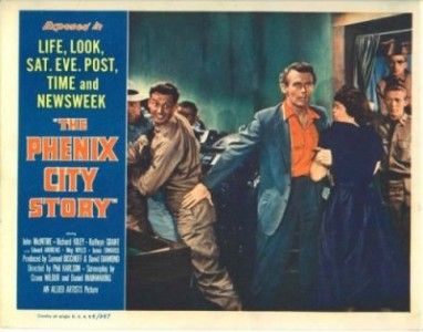 Lobby card for The Phenix City Story