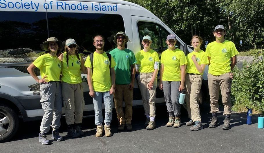Audubon Society of Rhode Island The Nature Conservancy Rhode Island Youth Conservation League Hand-on Environmental Stewardship Labor Job Positions Available Now Hiring Land Trusts Watersheds Invasive Species Summer Jobs