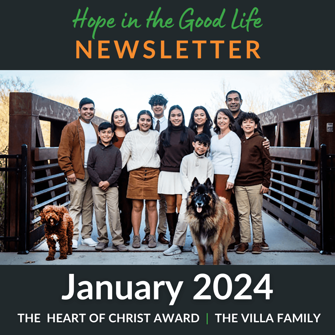Hope in the Good Life Newsletter | January 2024