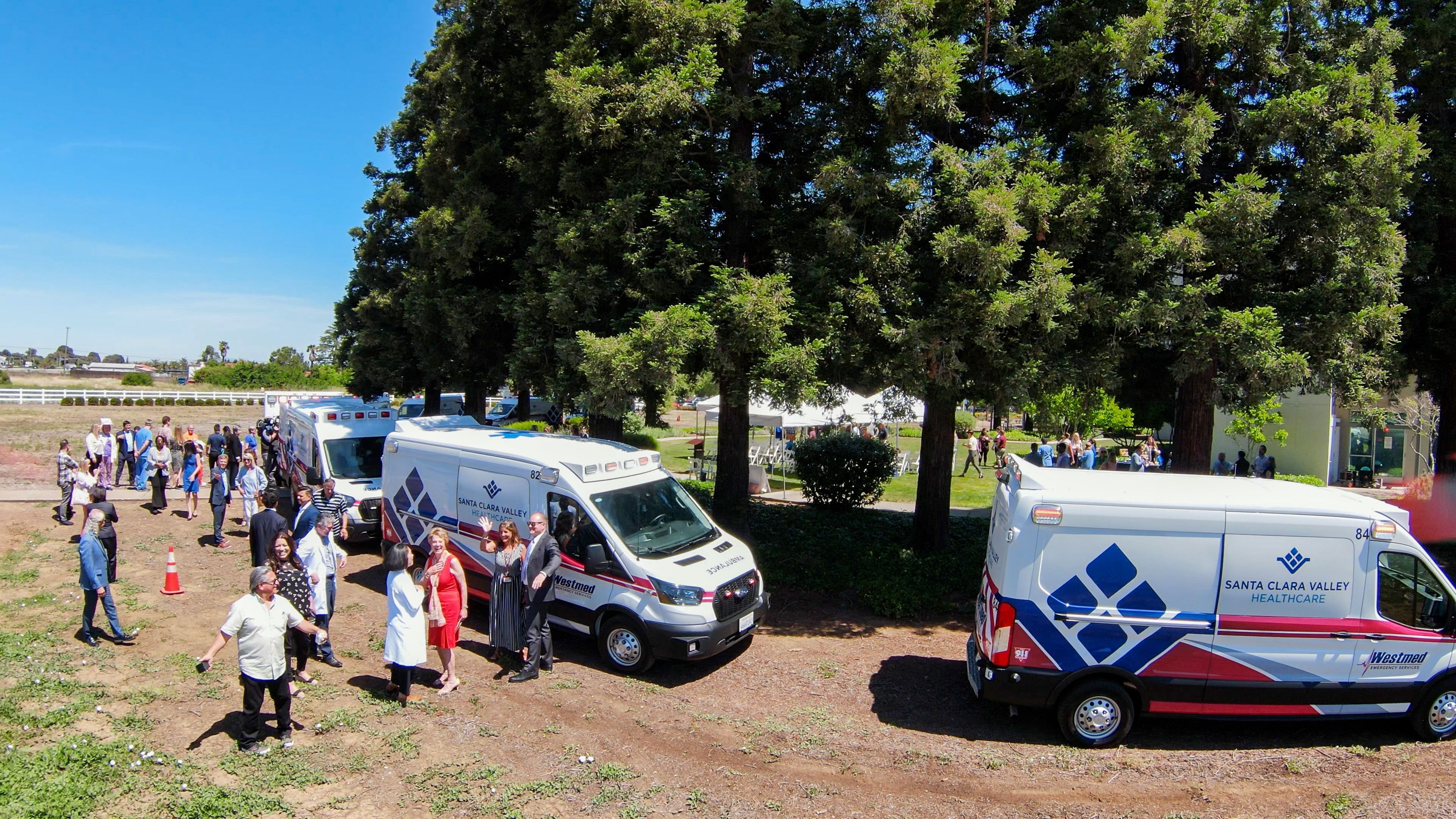 Santa Clara Valley Healthcare Unveils 12 New Ambulances to Improve Timeliness of Treatments For Hospital Transfers