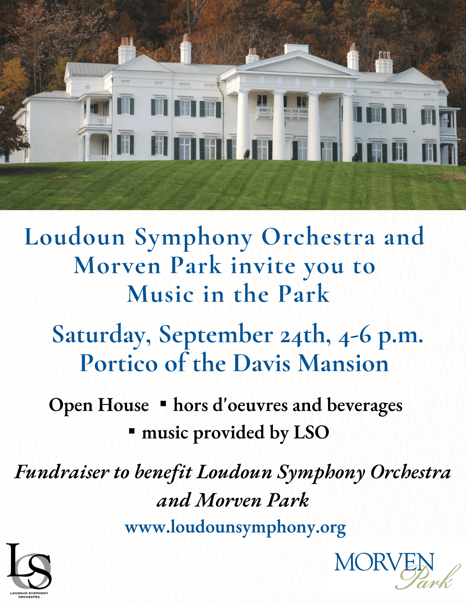 Loudoun Symphony Orchestra and Morven Park invite you to Music in the Park 