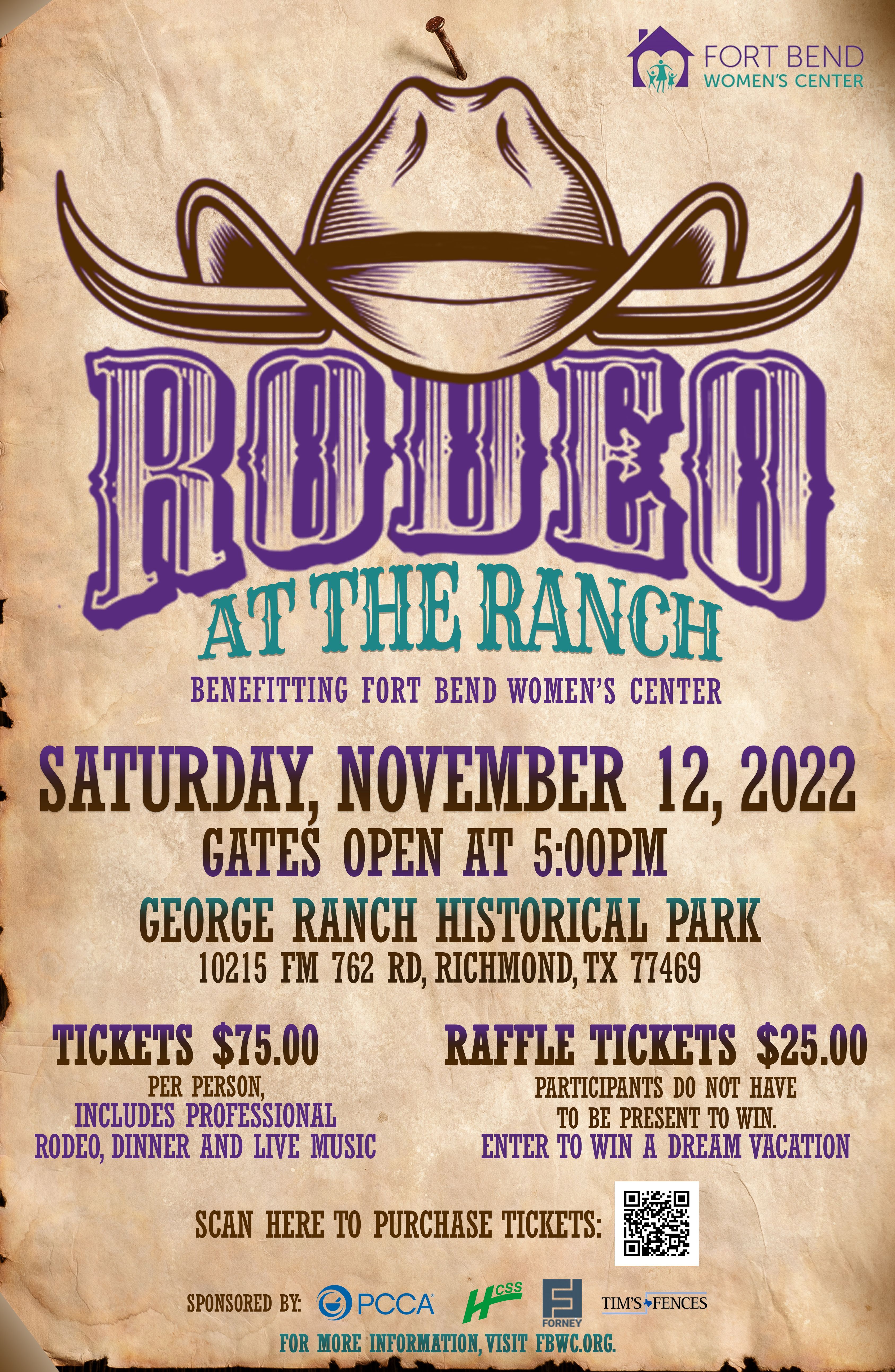 Fort Bend Women’s Center is Hosting Rodeo at the Ranch