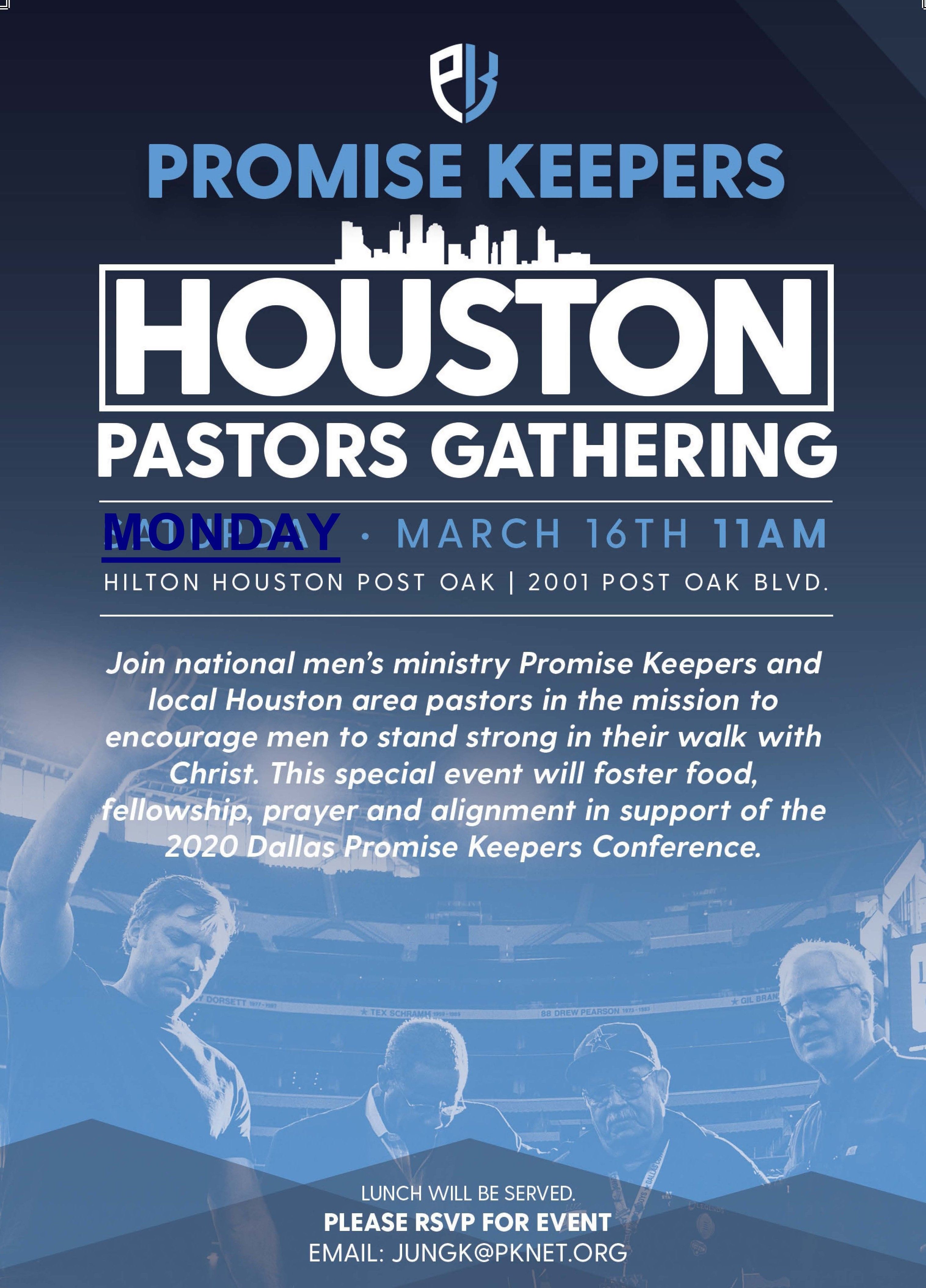 Promise Keepers USPC Houston Luncheon