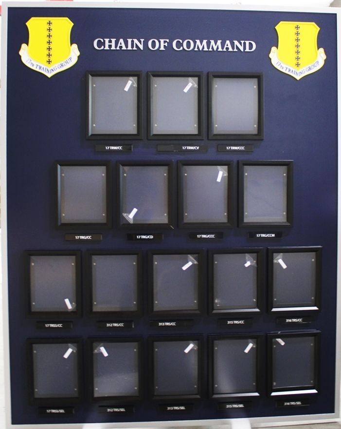 SA1328 - Chain-of Command Photo Board for the USAF 17th Training Group