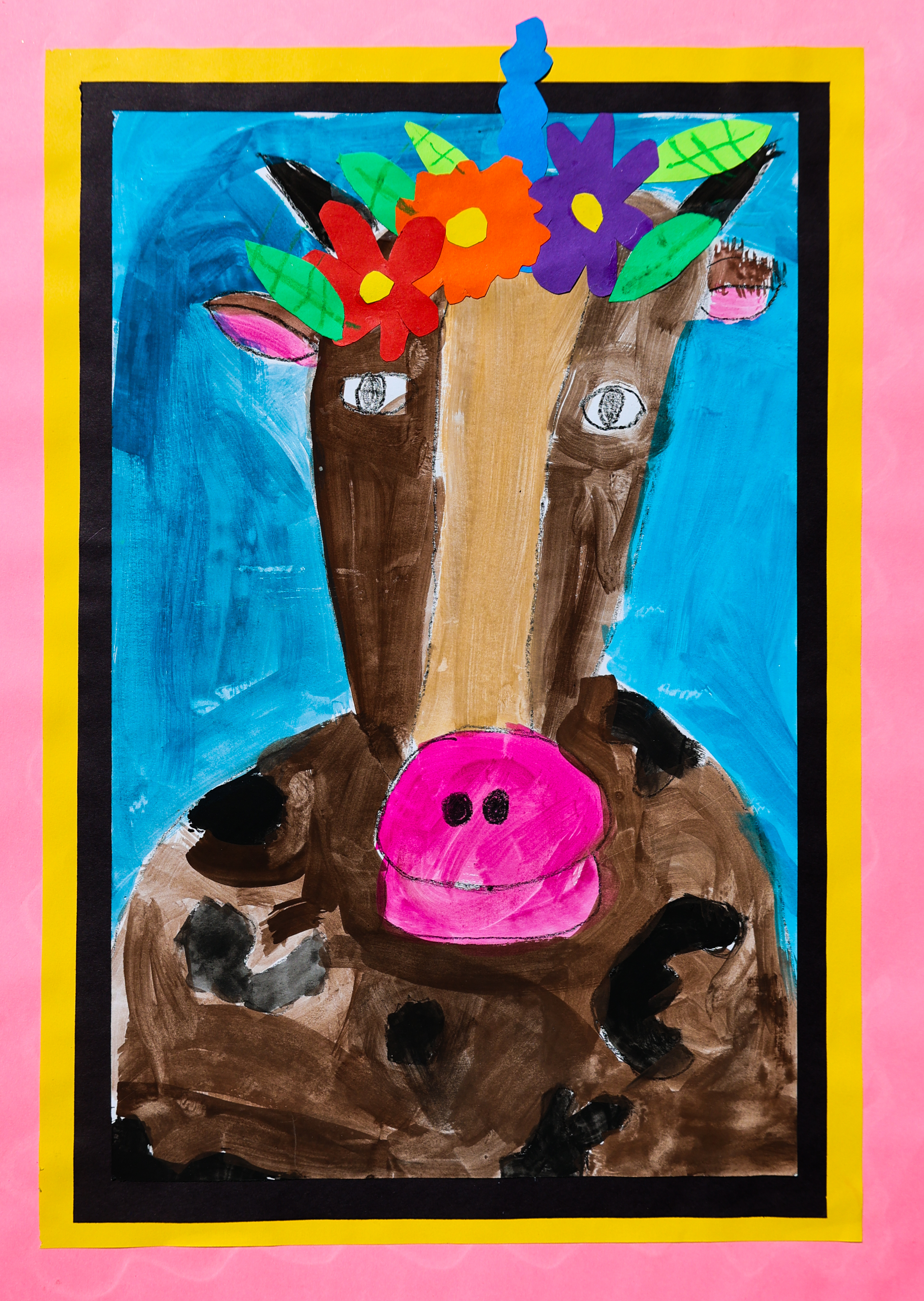 The Happy Cow at a Party