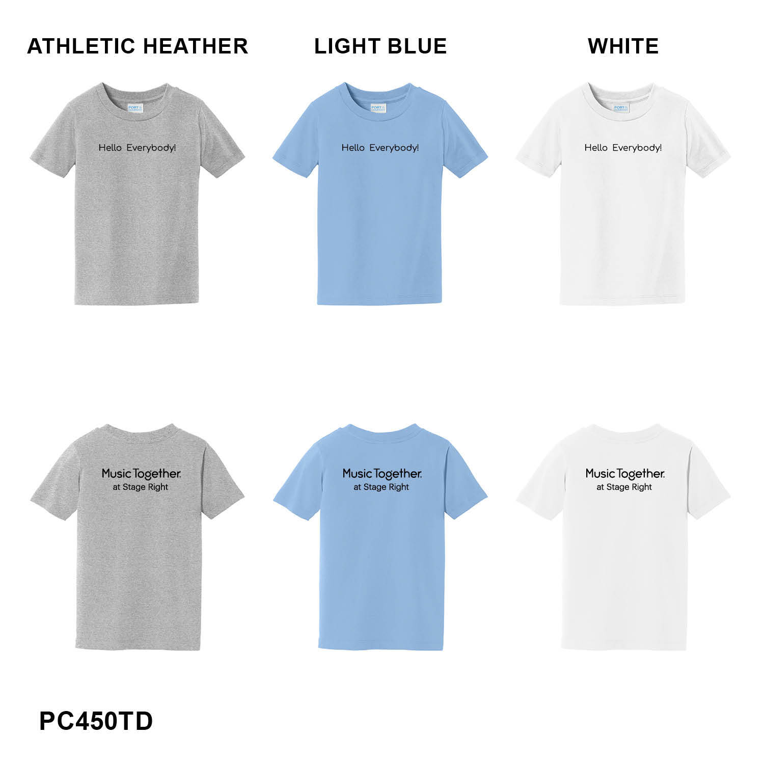 MUSIC TOGETHER LOGO - TODDLER Port & Co™ Toddler Fan Favorite™ Tee