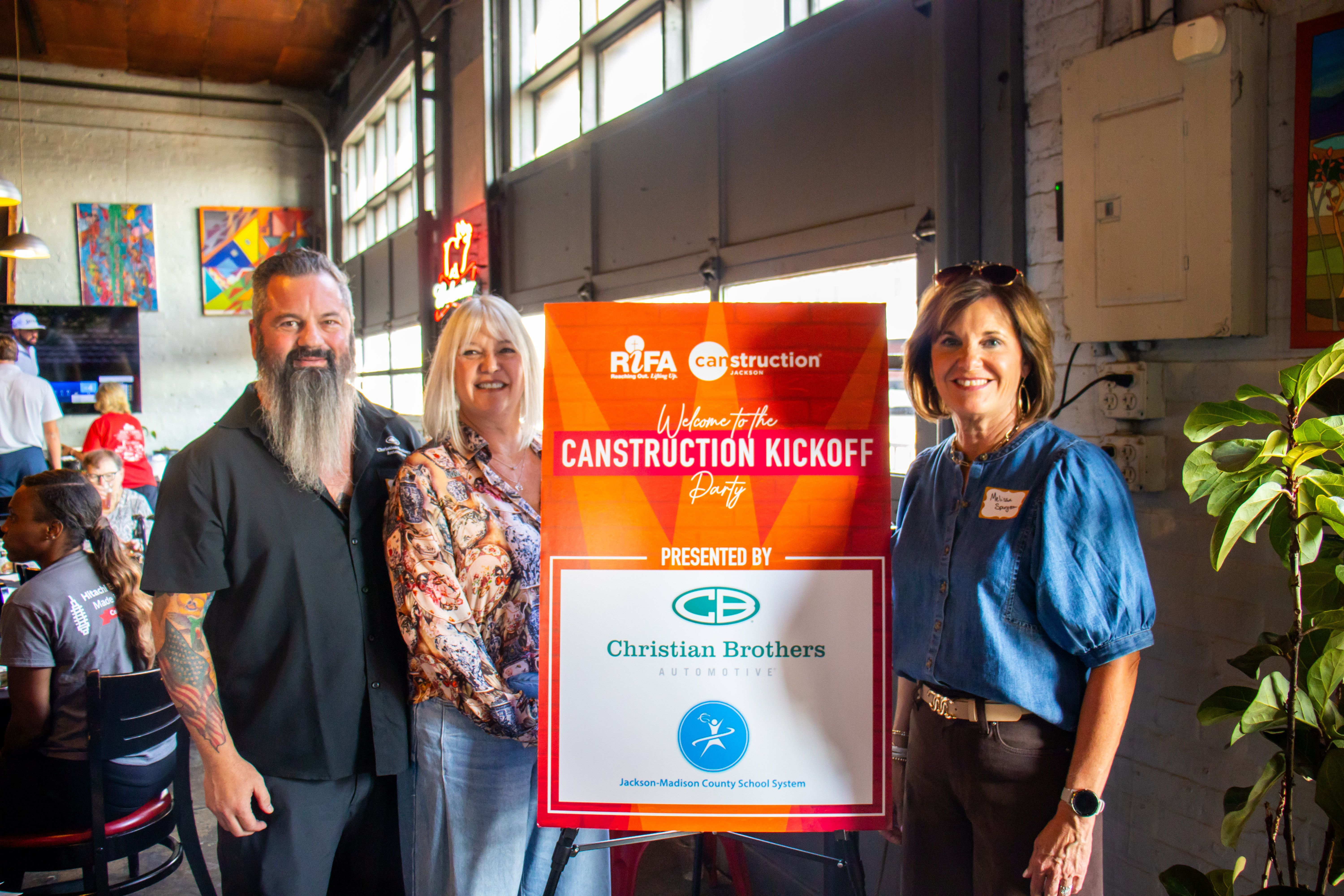 Canstruction Kickoff Party 2025