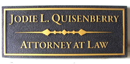 A10217 -  Attorney Office Sign for Door or Wall