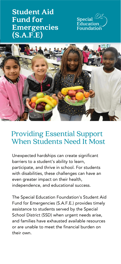 Student Aid Funds for Emergencies (S.A.F.E.)