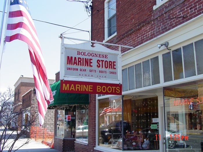 Marine Store Storefront Sign