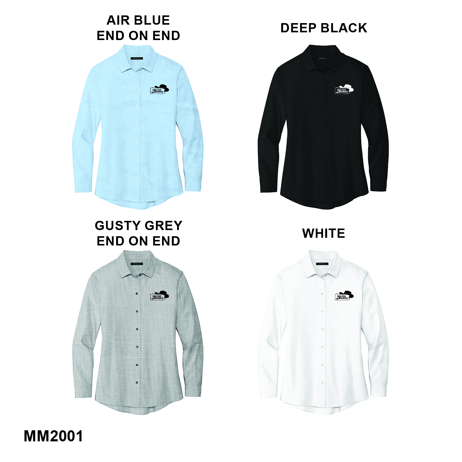 WPYRA LOGO - Mercer+Mettle® Women’s Long Sleeve Stretch Woven Shirt