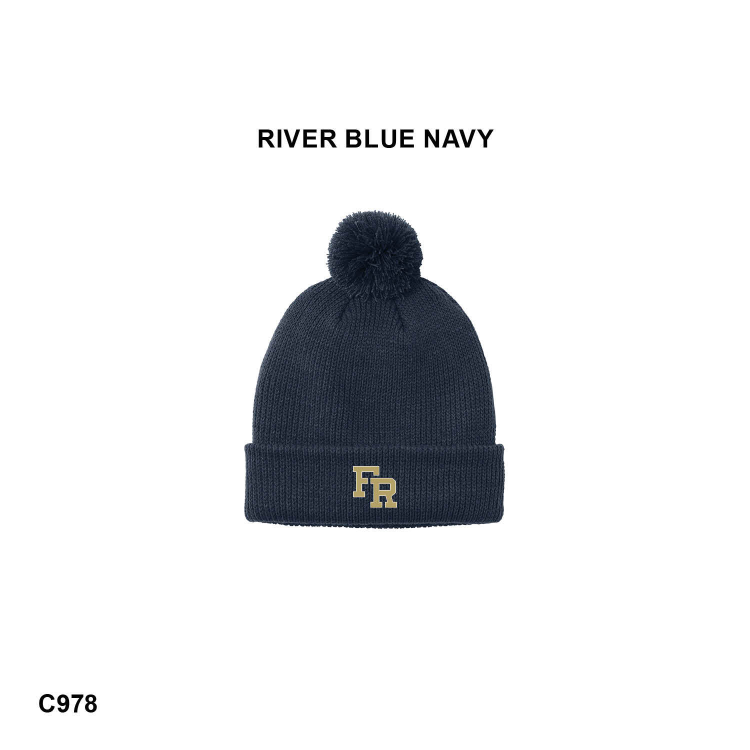 FR LOGO - Port Authority® Cozy Pom Beanie