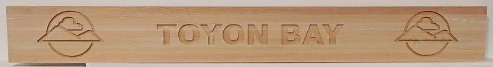 L22404 - Carved Wooden Sign for "Toyon Bay"