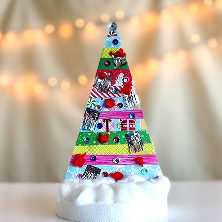 Festive Collage Tree | Home Art Projects | OMAM