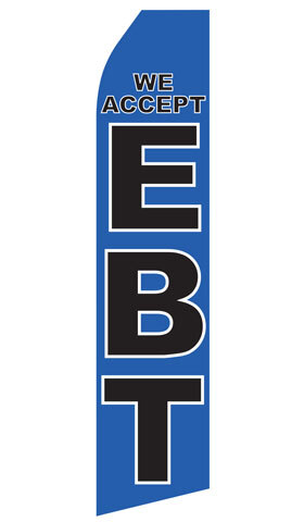 We Accept EBT Econo Stock Flag