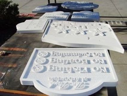 Routed and Sandblasted Signs