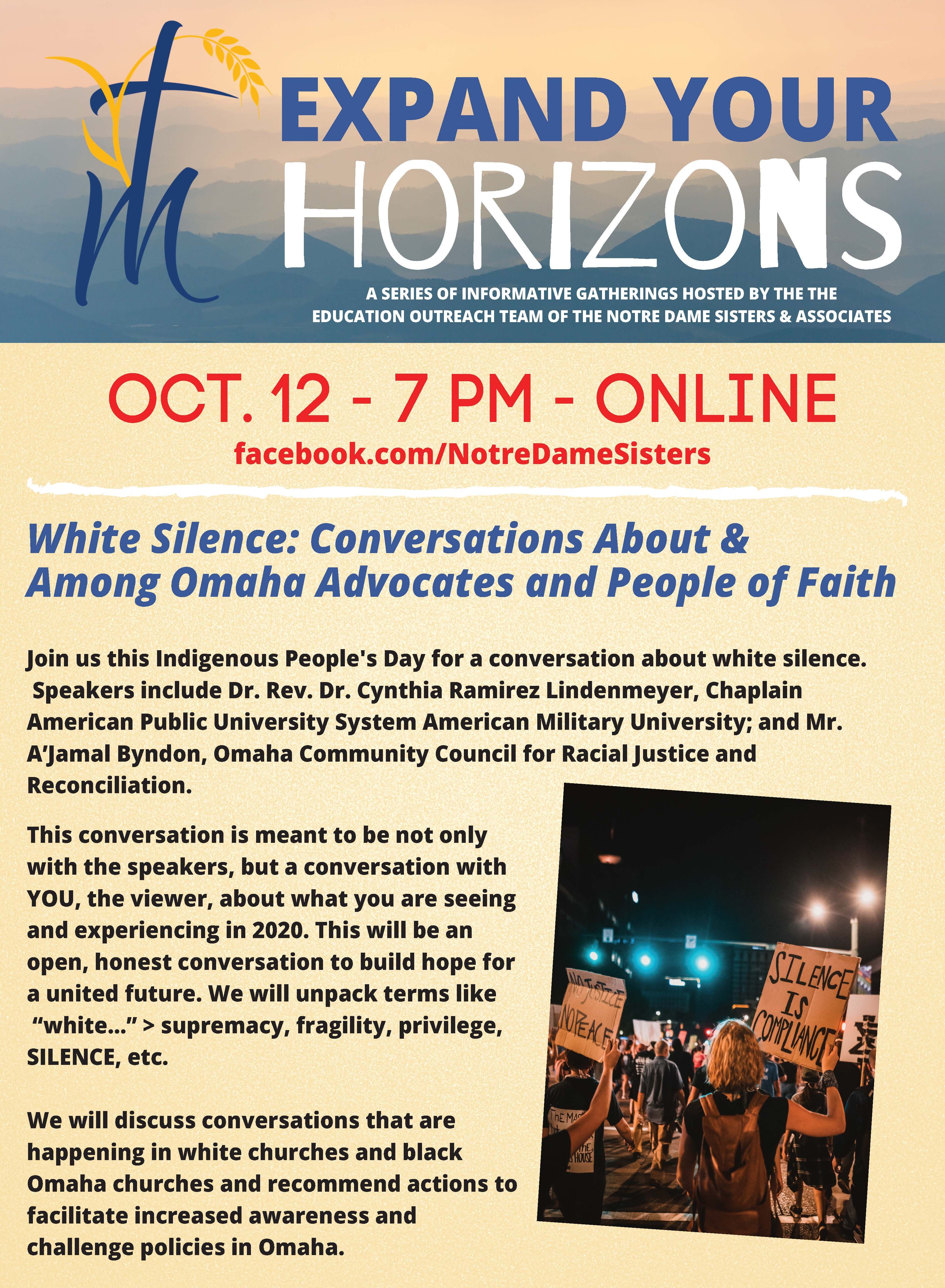 White Silence: Conversations About & Among Omaha Advocates and People of Faith