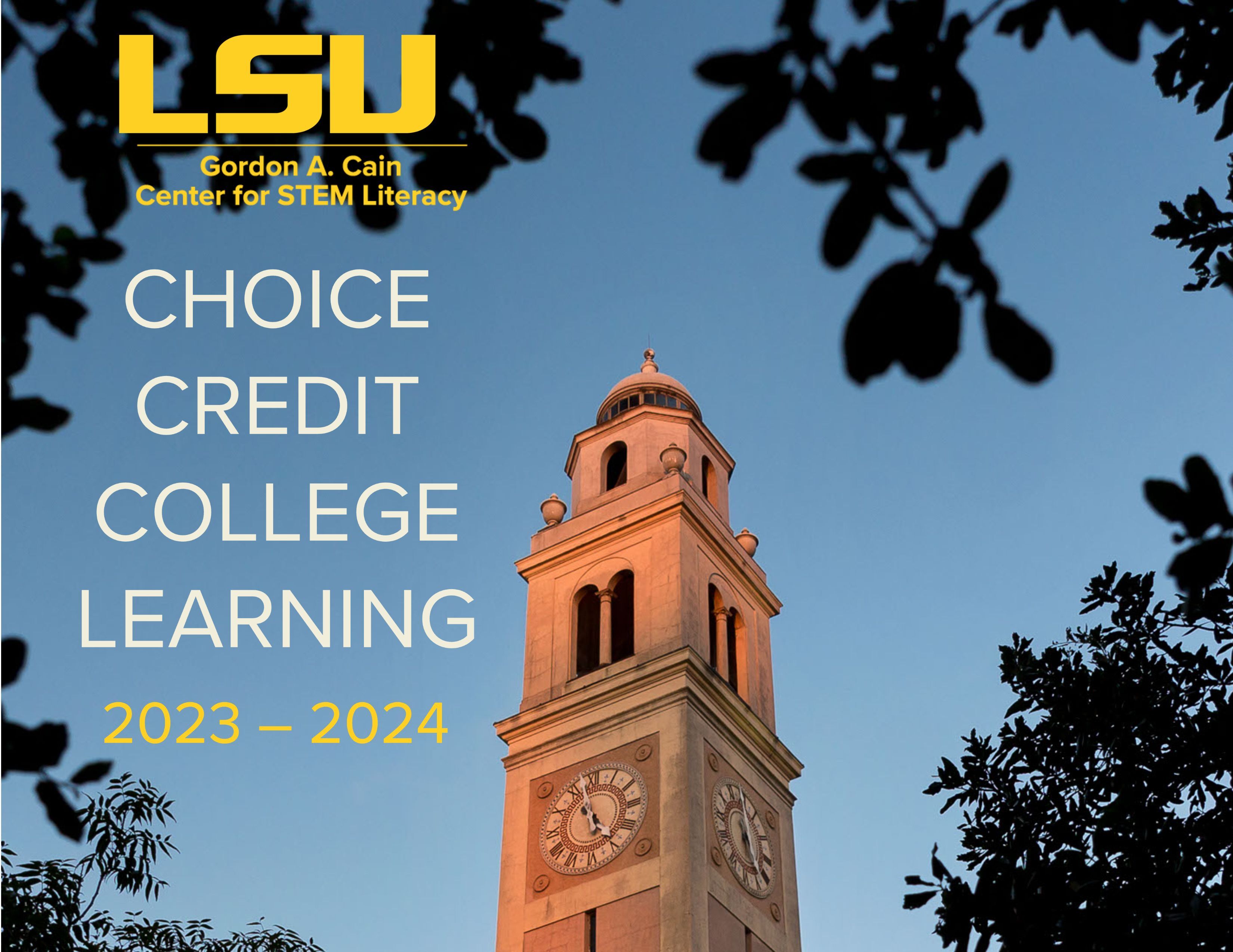 Introducing the Choice Credit for College Learning Model: Equal Opportunities for Advanced Courses