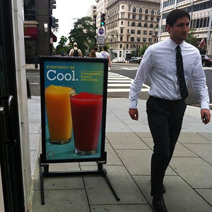 Cosi Point of Purchase Sign