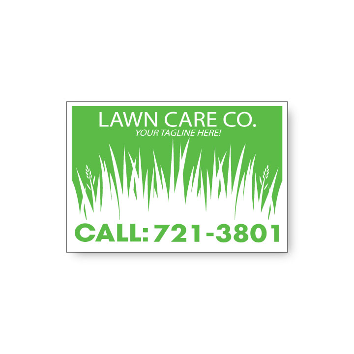 18"x12" Lawn Care Yard Sign (Design 1)