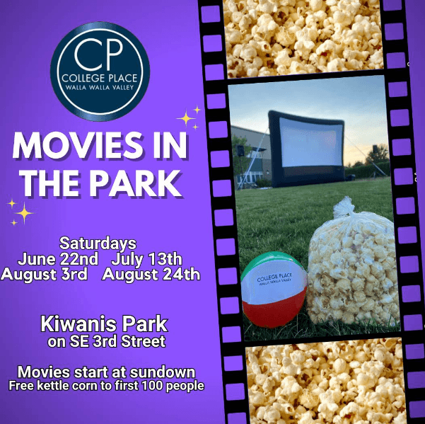 College Place FREE Movies in the Park