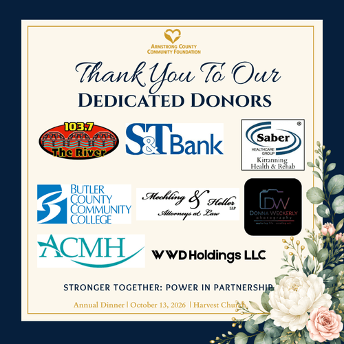 listing of dedicated donors logos