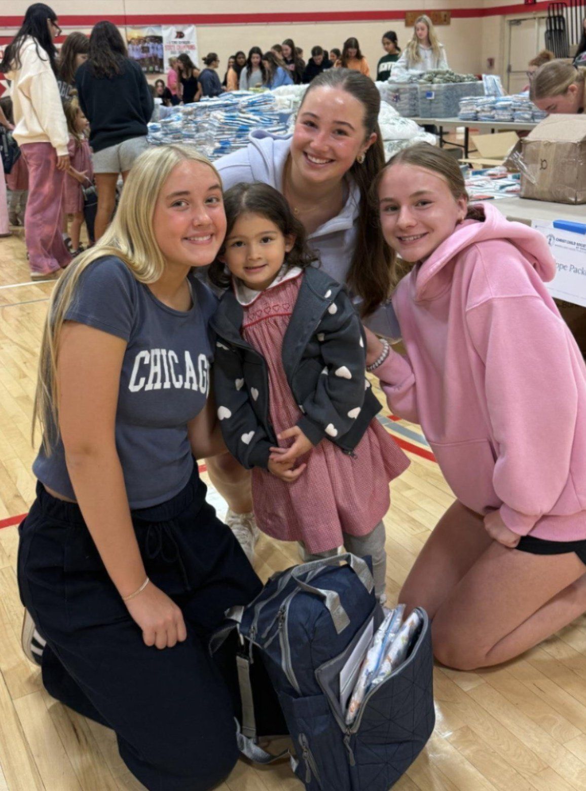 students from the sophomore class at Duchesne Academy 