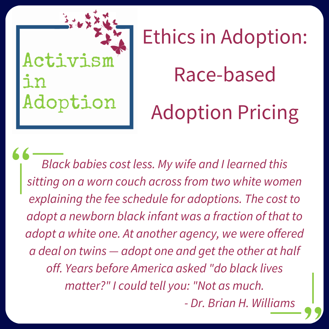 Ethics in Adoption: Race-based Adoption Pricing