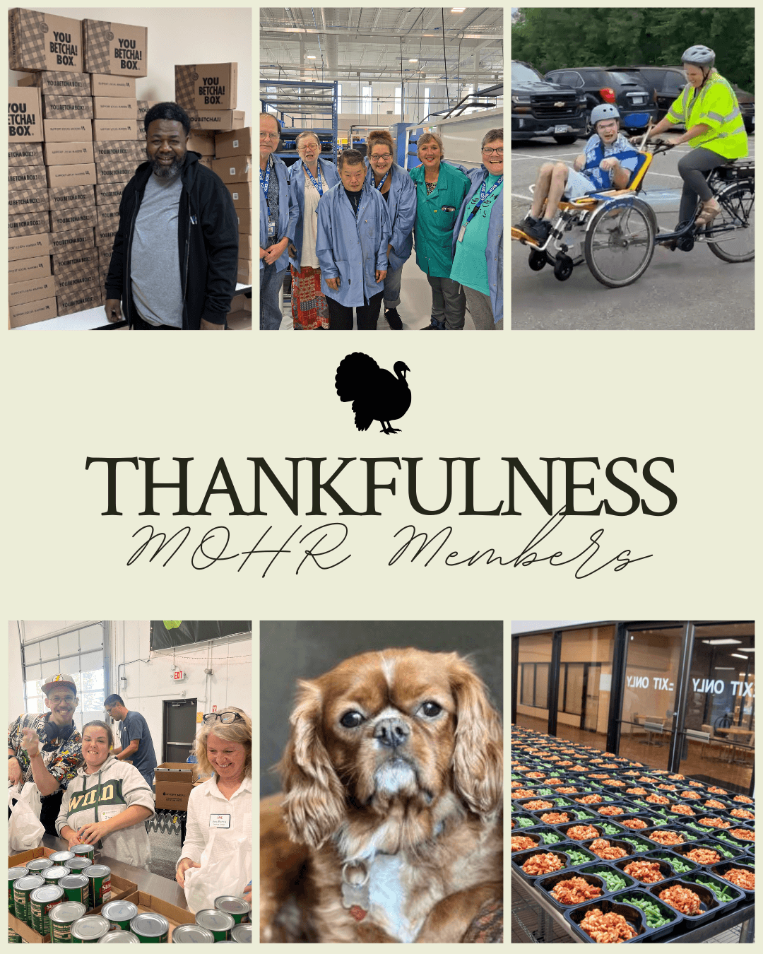 This season, we asked our members to share what they were most grateful for, and their reflections were truly inspiring. Their responses highlighted the dedication of staff, the resilience of the people they support, and the strength of community partners