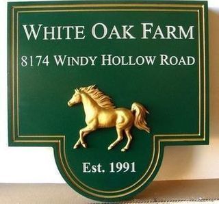 Stable door sign plaque Racehorse Flat Racer Personalised Brushed Gold Aluminium 