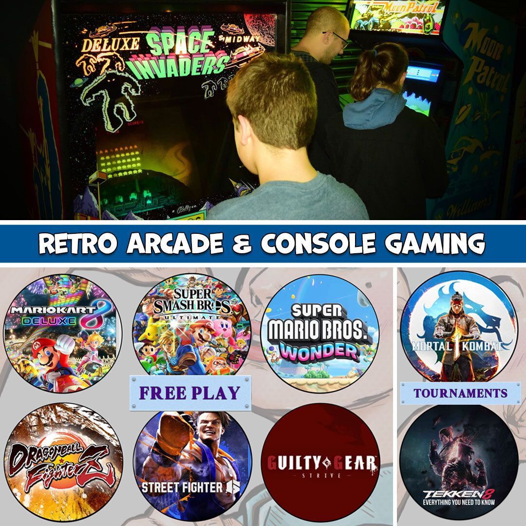 Retro Arcade and Console Gaming