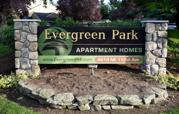 Evergreen Park Monument Sign