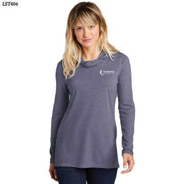 Sport-Tek ® Ladies PosiCharge ® Tri-Blend Wicking Long Sleeve Hoodie