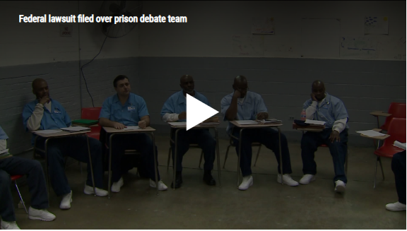 Federal lawsuit filed over prison debate team