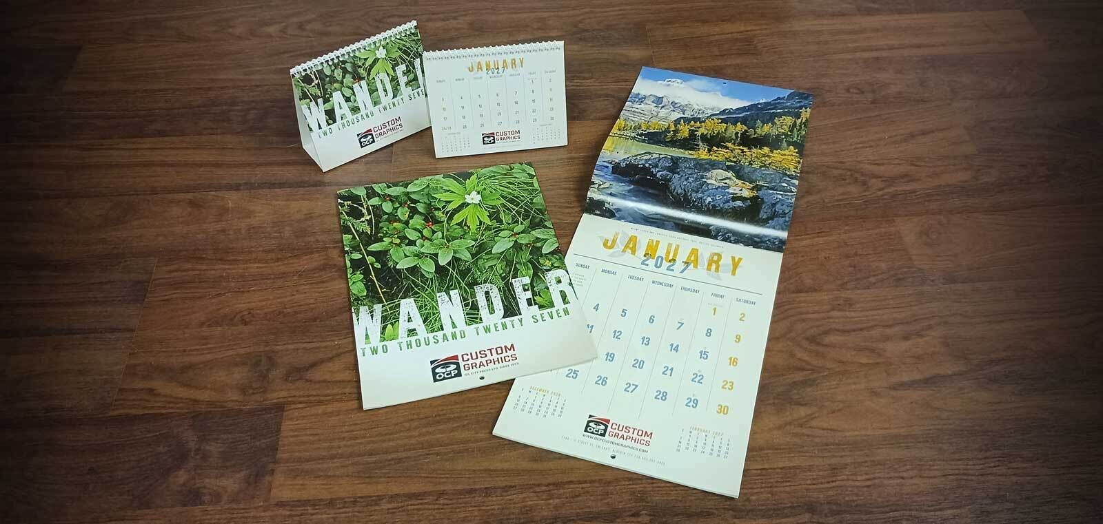 FREE! OCP 2027 Wall and Desk Calendars