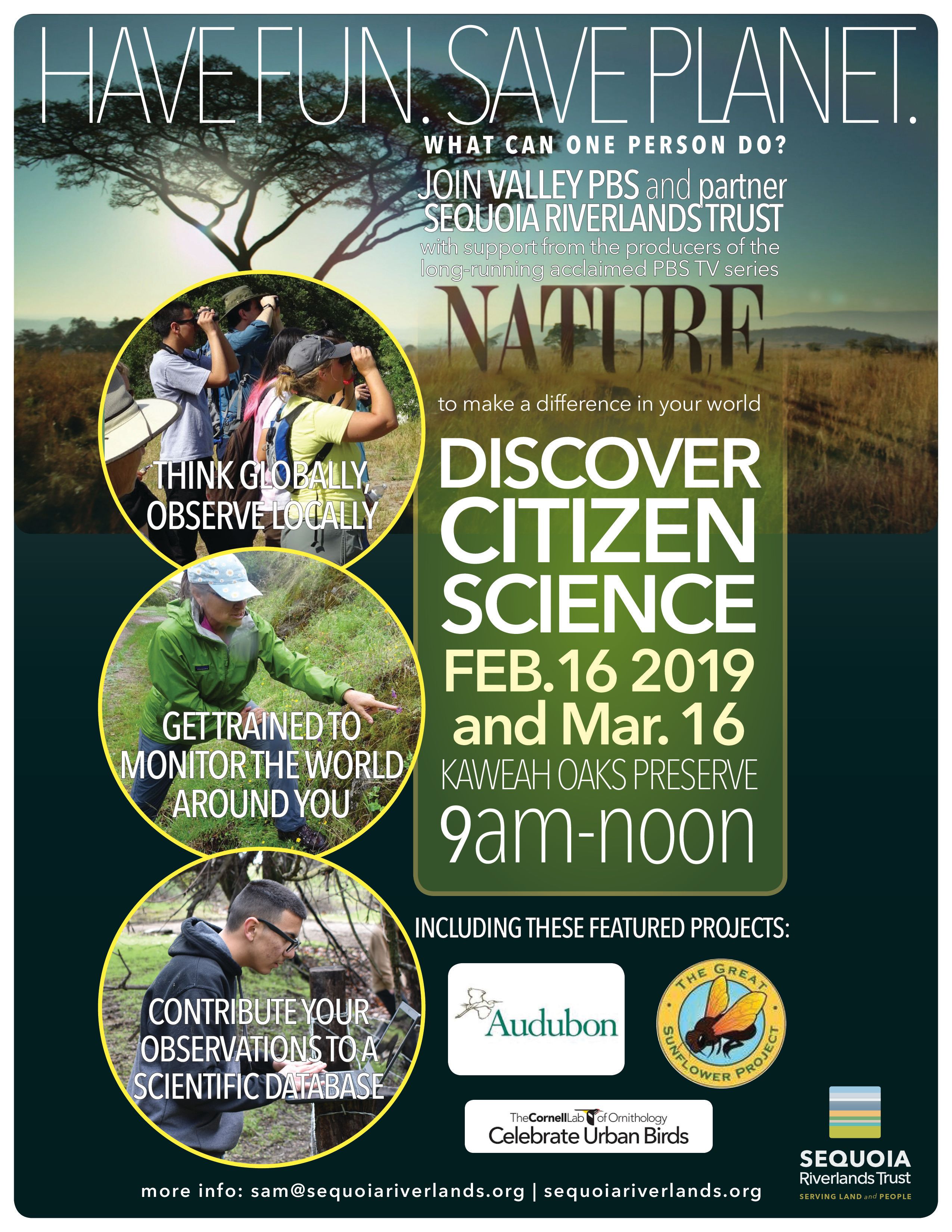 PBS Nature and SRT present Citizen Science Training