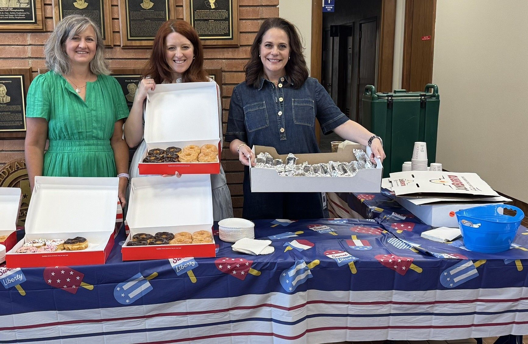 mef staff donuts