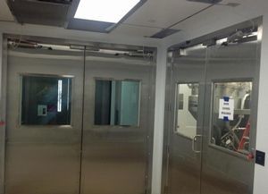AIR FORCE® E-600 Double Stainless Steel Door Cleanroom Application