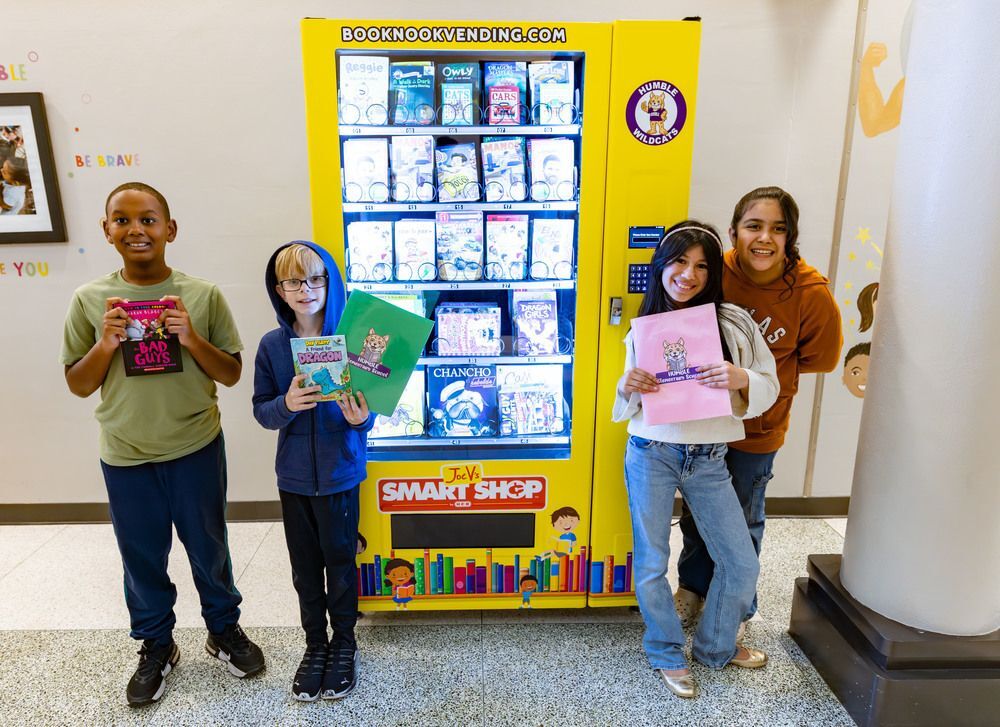 Joe V’s Smart Shop Donates Book Nook to Humble Elementary