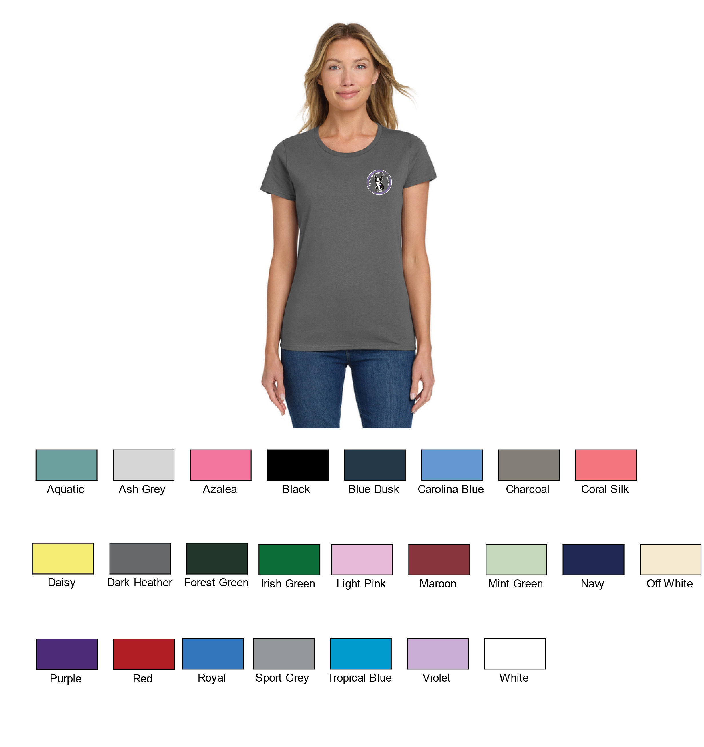 Ladies T-shirt (Left Chest)
