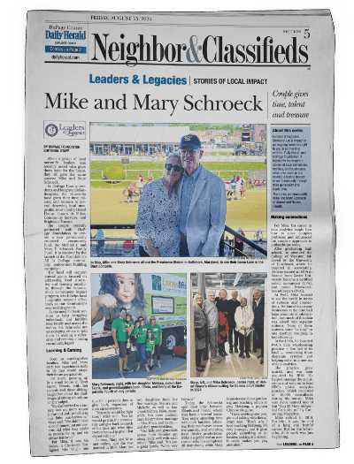 Mike and Mary Schroeck