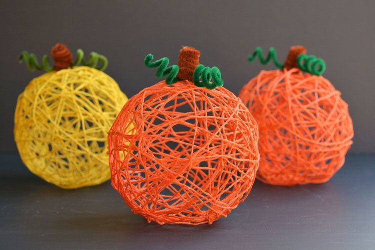 September 23rd, Yarn Pumpkin Craft and Fall Craft Resources at the Library
