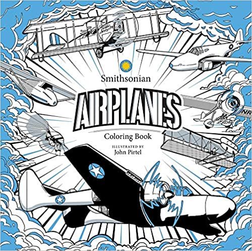 Smithsonian Airplanes Coloring Book
