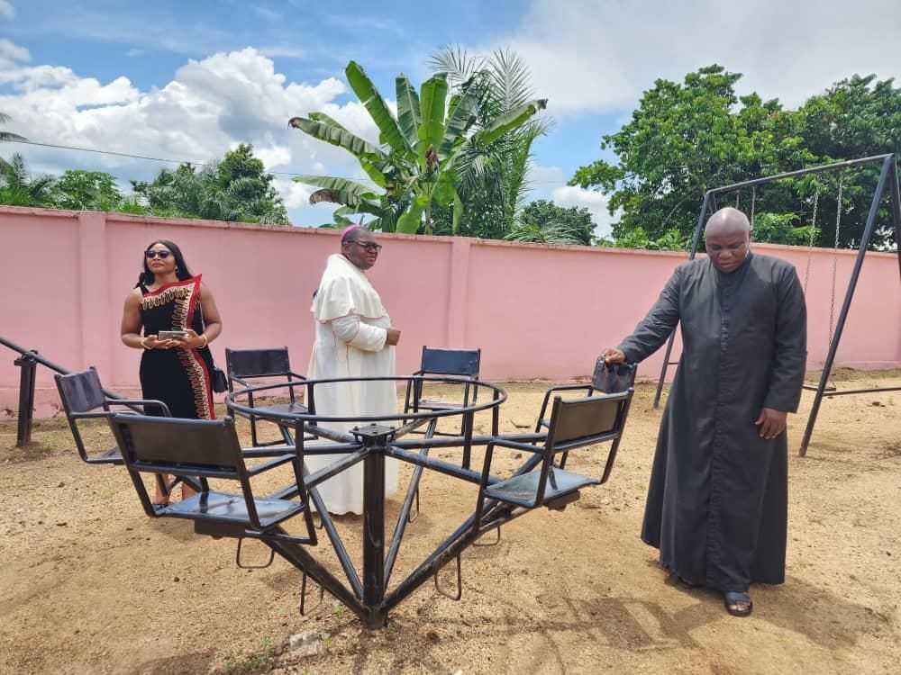 The New Playground at Saint Augustine’s Nursery and Primary School, Tiko