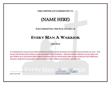 EMAW Completion Certificate