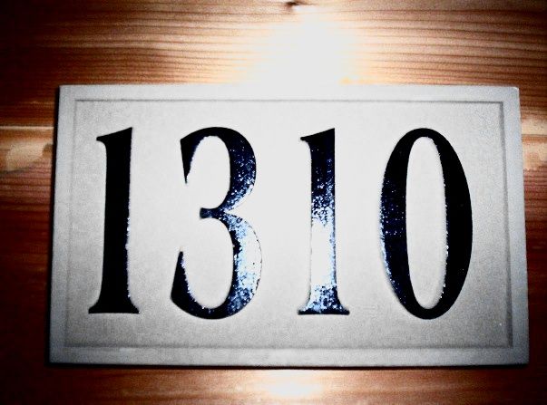 T29213- Carved High-Density-Urethane (HDU) Room Number Plaque with Raised  Numbers