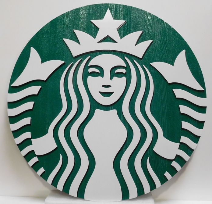 CD9150 - Starbucks Logo Plaque.