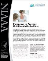 Parenting to Prevent Childhood Alcohol Use: 